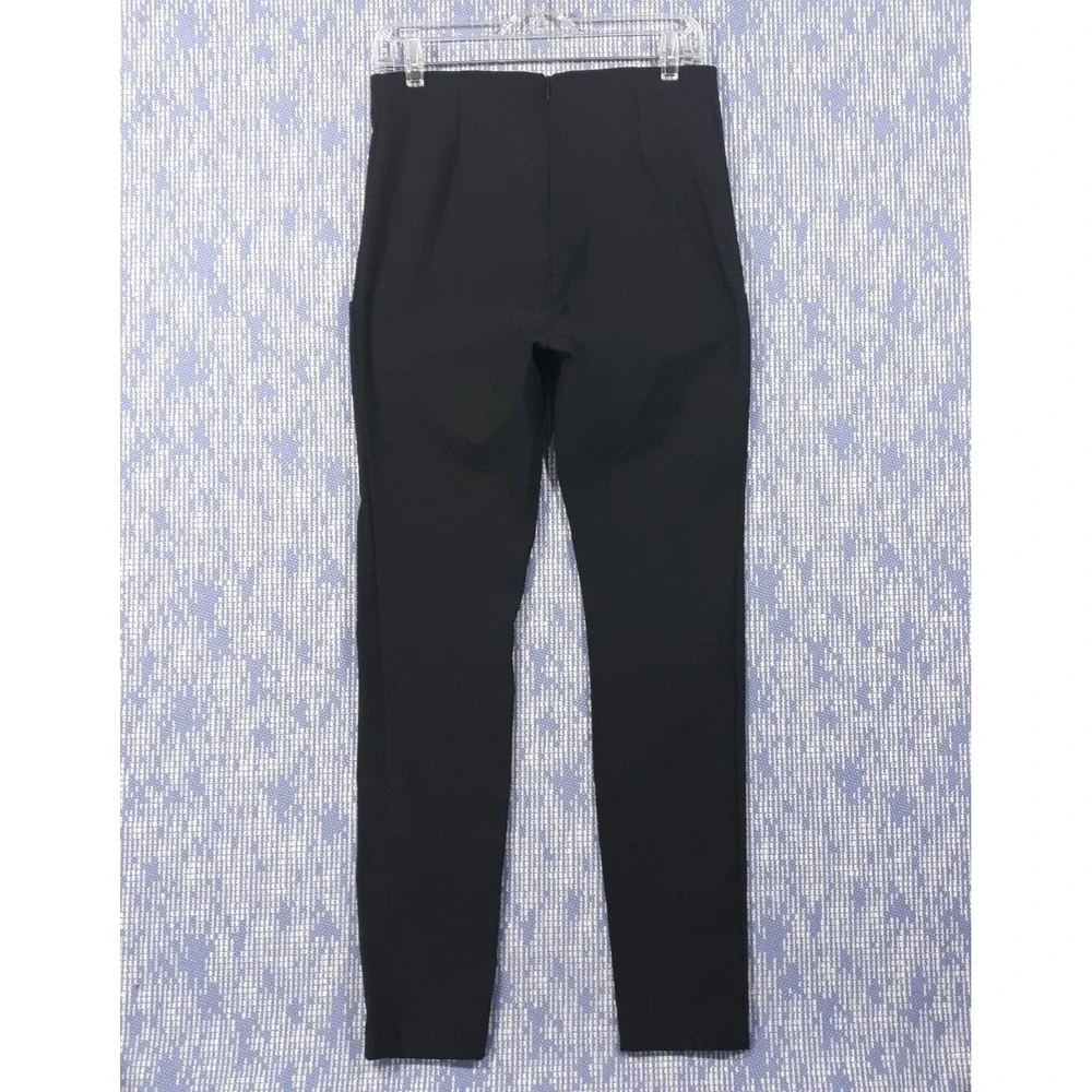 Athleta Pants Womens Size 8 Tall Stretch Elastic Waist Nylon Blend Black